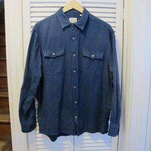 REDHEAD Men's Blue Flannel Shirt (L)